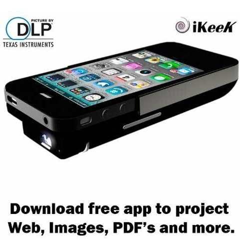 Proyector Portable Para Apple Iphone4 4s Con Bateria Interna