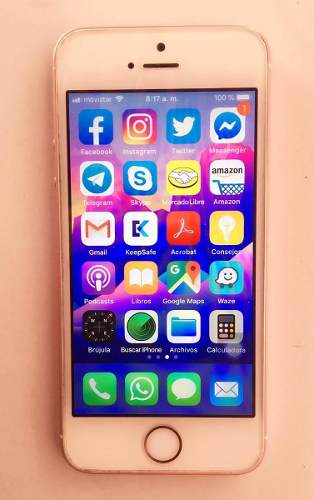 iPhone Se 16gb Gold Rose Liberado Libre De Icloud 160vrds