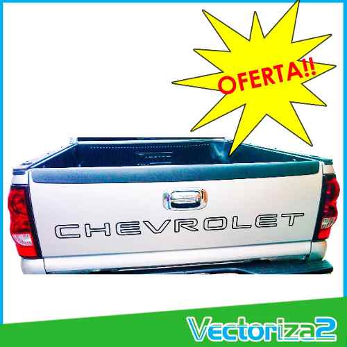 Calcomania Chevrolet Compuerta 4 Modelos Disponibles