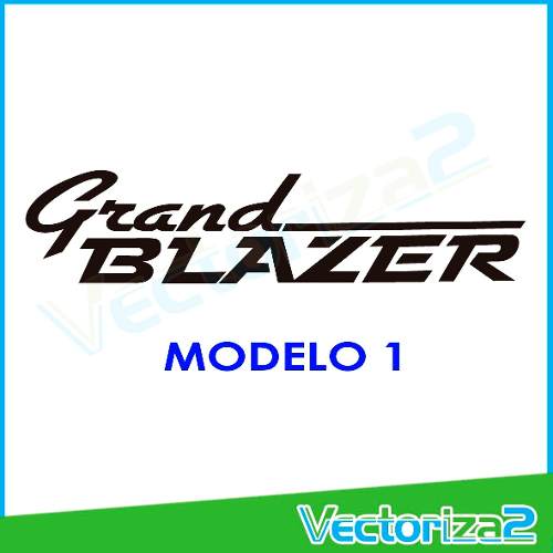 Calcomania Chevrolet Grand Blazer 4x4 Precio Por El Kit De 3
