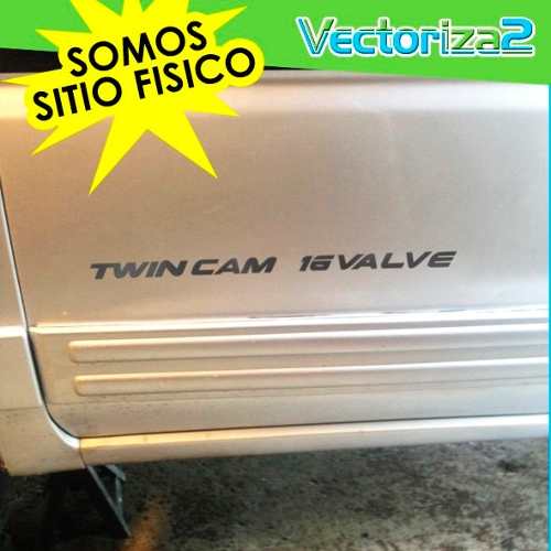 Calcomanias Chevrolet Wagon R Twincam 16 Valve El Par