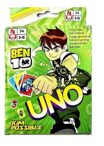 Cartas Uno De Ben 10 Juego De Mesa Divertido