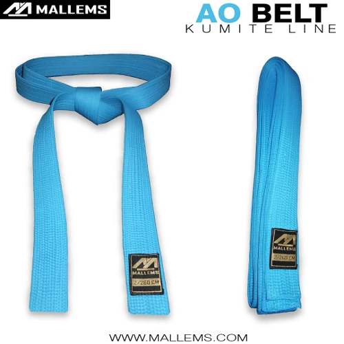 Cinturones De Competencia Aka/ao Azul Y Rojo Mallems