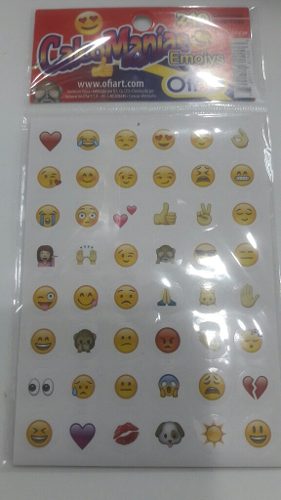 Etiquetas Calcomanias Stickers Emojys 2 Paquetes
