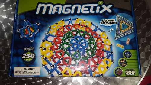 Magnetix 250 Piezas Mas Bono De  Verdes Negoc)