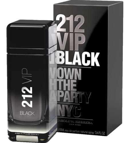 Perfume 212 Vip Men Nyc Black Ch Caballero Negro Carolina H