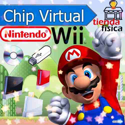 Chip Virtual Nintendo Wii + 4 Sorpresas (tienda Fisica)