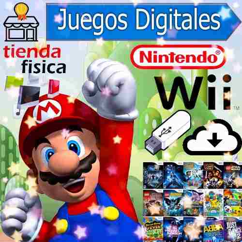 Juegos Digitales Para Nintendo Wii X 2 (tienda Fisica)