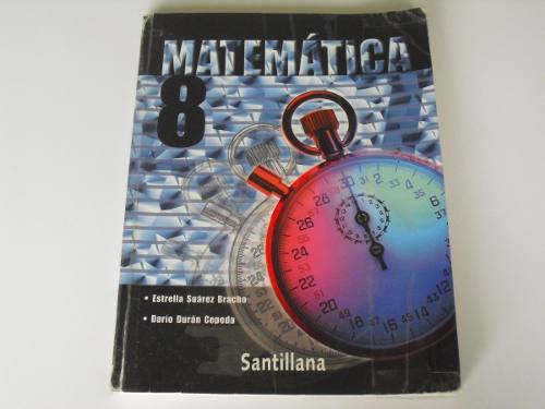 Libro Matemática 8vo.grado. Santillana