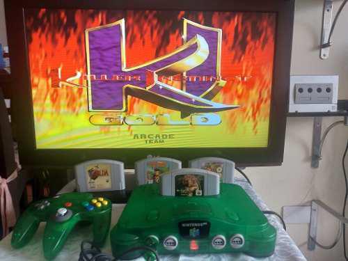 Nintendo 64 Edicion Jungle Green Excelente Condicion
