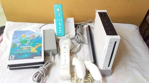 Nintendo Wii Accesorios + Juegos Originales + 2 Controles