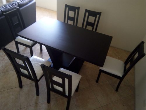 Oferta! Moderno Comedor De 6 Puestos Como Nuevo