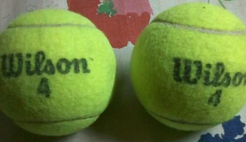 Pelotas De Tenis Wilson Nro. 4 Set De Dos - Originales