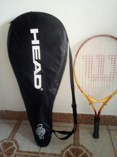 Raquetas De Tennis Marca Wilson Usadas Con Bolso Head