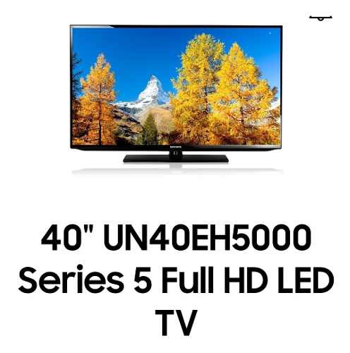 Televisor Samsung Led 40'' Modelo Un40eh