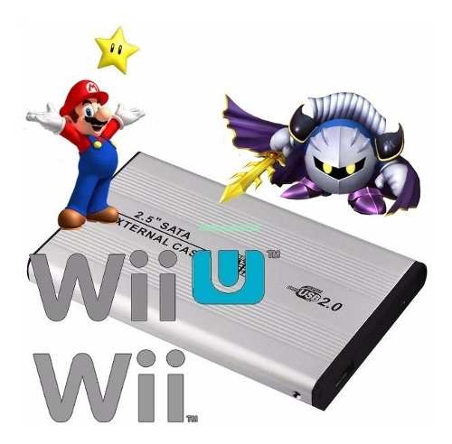 Wow!! Disco Duro Externo De 320gb Con 100 Juegos Para Wii