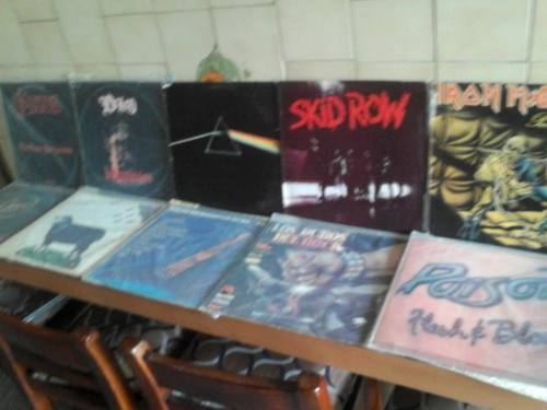Discos Iron Maiden Dio Pink Floid Saxon Skid Row Poison Opus