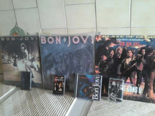 Lp Discos Vininil Acetato Cassettes Cds Bon Jovi