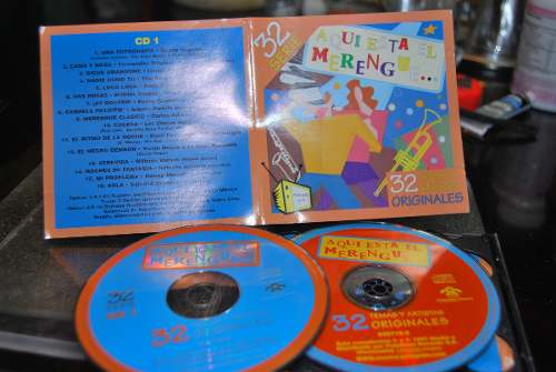 Merengues  Cd Exitos Originales Serie 32 Album Doble