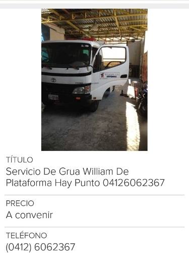 Servicios De Grúas De Plataforma William Ca