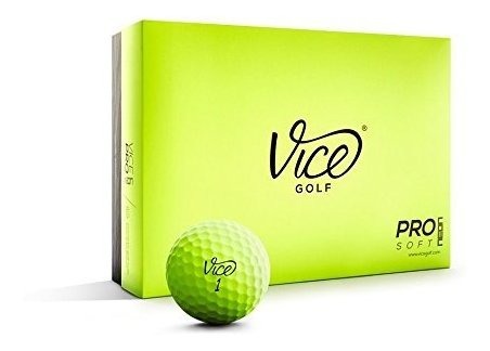 Vice Golf Pro Soft Pelota Docena Amz