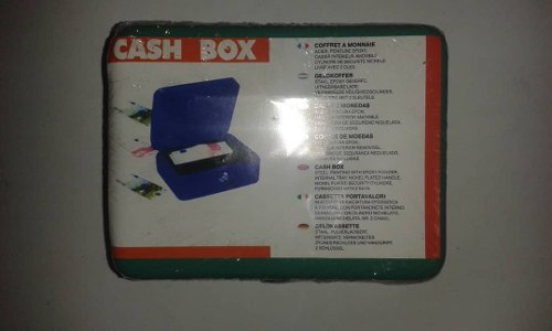 Caja Chica Pequeña Dinero Joyas 2 Llaves Cash Box 12x9x6cm