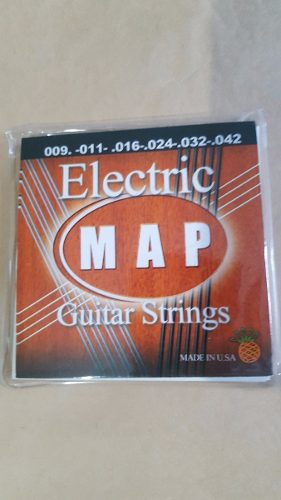 Cuerdas Guitarra Electrica Map Jgo 12§