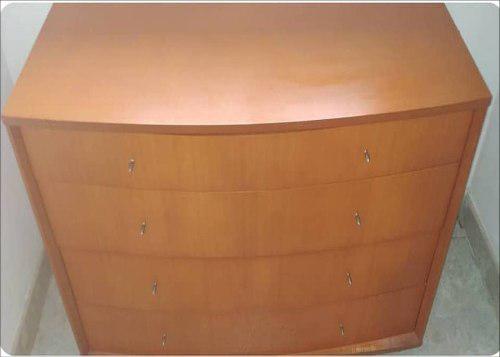 Gavetero Comoda Bima 4 Gavetas Mdf 77x47x 1m18 Cm