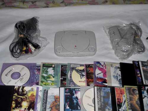 Playstation 1 Mas Juegos Mas Control Y Adaptador