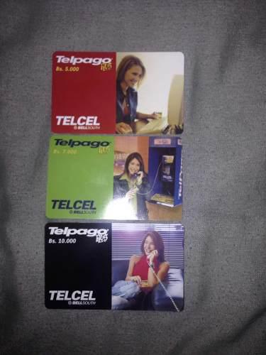 Tarjetas Telpago De Tercel De Coleccion