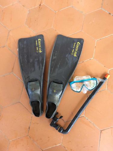 Chapaletas De Buceo Y Snorkel Cressy Sub Combo