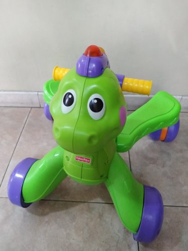 Dinosaurio Fisher Price Primeros Pasos - Andadera Y Carrito