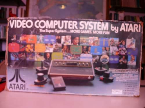 Vídeo Juego Atari + 17 Cartuchos De Juegos