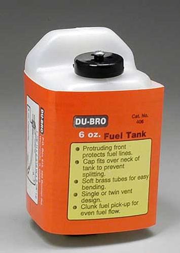 6 Oz. Fuel Tank (tanque) Ref 406. Dubro. 7 Vrdes