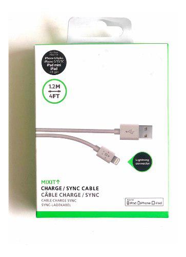 Cable iPhone Iightning 1.2 Mts