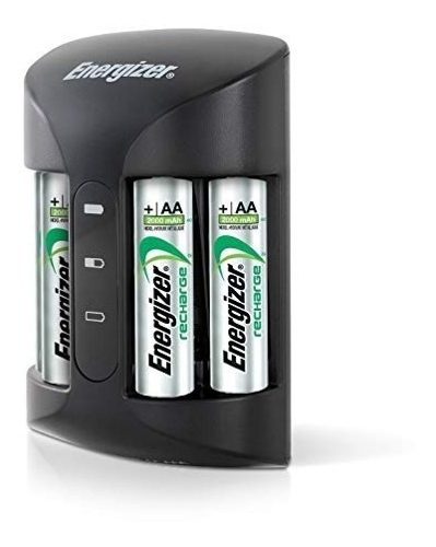 Cargador De Pilas Energizer Incluye 4 Baterias Recargable Aa