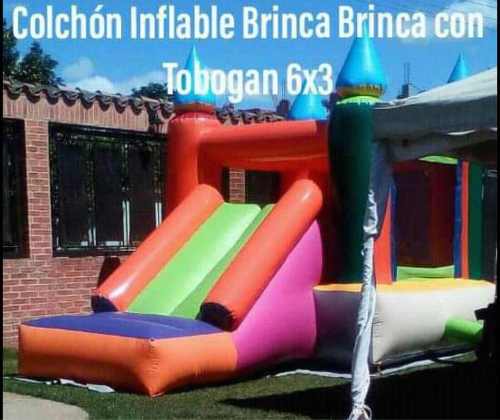 Colchon Inflable Brinca Brinca Con Tobogán 6x$