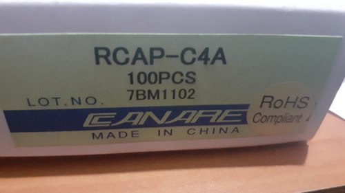 Conector Rca Mod: Rcap-c4a, Para Video Remachable Canare