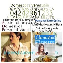 Domesticas04242961233Venezuela C.A.Cuidadoras niñeras