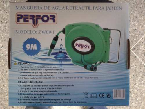 Manguera De Agua Retractil Para Jardin Marca Perfor (oferta)