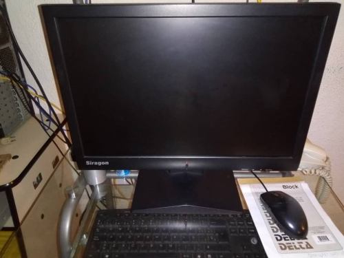 Monitor Marca Siragon Modelo Lcd De 19 Pulgadas