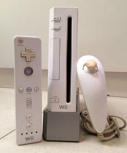 Nintendo Wii + 5 Juegos + Control + Nunchuk + Garantia