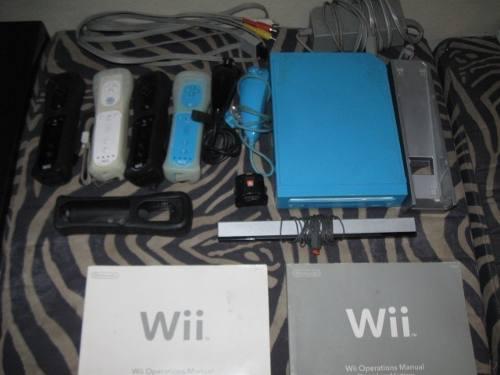Nintendo Wii+2juegos+tabla Wiifit+alfombra Dance 60 U$a