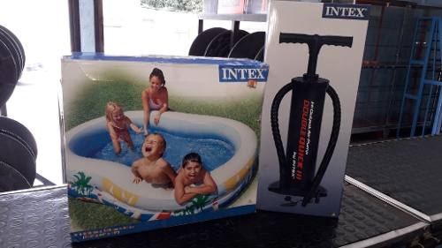 Piscina Inflable Con Bomba Marca Intex 2.62x1.60x46cm Niños