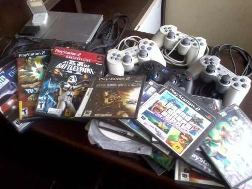 Play Station 2 Chipeada + Controles + Memory Card + Juegos