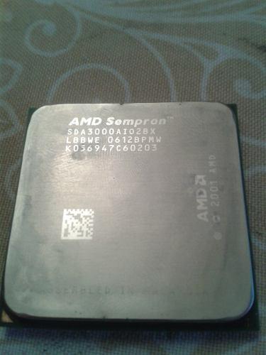 Procesador Amd Sempron 3000+ 1.8 Ghz Con Disipador Y Tarjeta