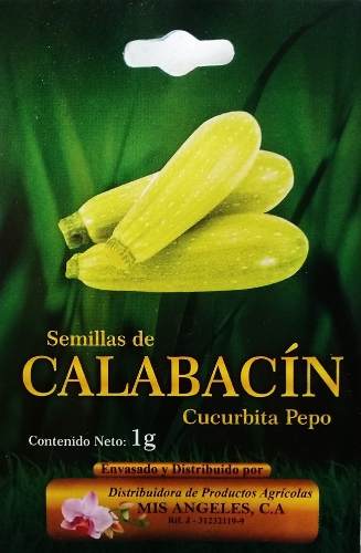 Sobre De Semillas De Calabacin (2 Sobres + Obsequio)