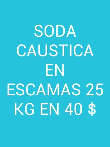 Soda Caustic Piscina 98%