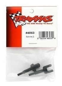 Stub Axles (2) Rep. Nitro 4-tec, Ref  Traxxas. 10 Vrdes