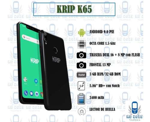 Telefono Celular Krip K65 3gb/32gb (98dlr)